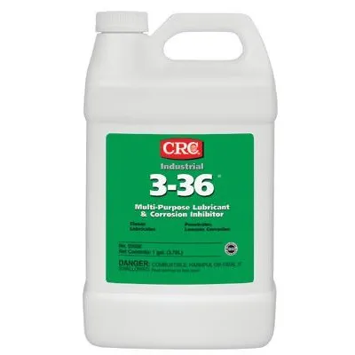 CRC 03006 3-36 Multi-Purpose Lubricant & Corrosion Inhibitor, 1 Gallon Bottle (4 Gallons)