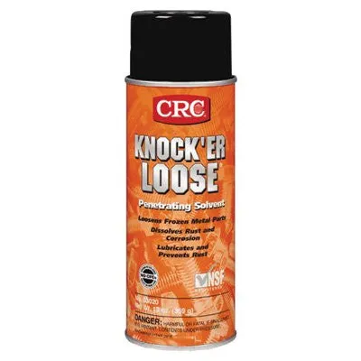 CRC 03020 Knock’er Loose Penetrating Solvents, 16 oz Aerosol Can (12 Cans)