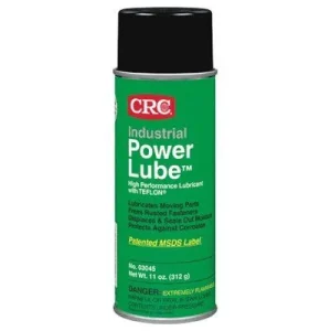 CRC 03045 Power Lube High Performance Lubricants with PTFE, 11 oz, Aerosol Can (12 Cans)