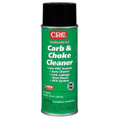 CRC 03077 Carb & Choke Cleaners, 16 oz Aerosol Can (12 Cans)