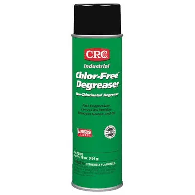 CRC 03185 Chlor-Free Non-Chlorinated Degreasers, 20 oz Aerosol Can (12 Cans)