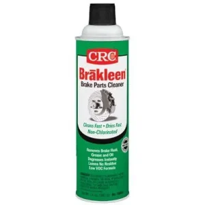 CRC 05084 Brakleen Non-Chlorinated Brake Parts Cleaners, 14 oz Aerosol Can, Less 45% VOC (12 Cans)