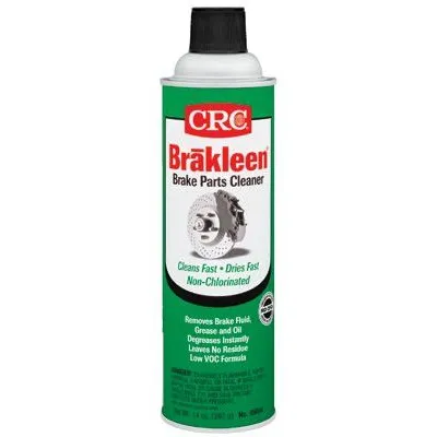 CRC 05084 Brakleen Non-Chlorinated Brake Parts Cleaners, 14 oz Aerosol Can, Less 45% VOC (12 Cans)
