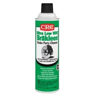CRC 05151 Brakleen Non-Chlorinated Brake Parts Cleaners, 14 oz Aerosol Can, Very Low VOC (12 Cans)