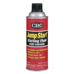CRC 05671 Jump Start Starting Fluid with Lubricity, 16 oz (12 Cans)