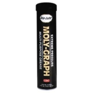CRC SL3330 Extreme Pressure Moly-GraphMulti-Purpose Grease, 14 oz Cartridge (10 Cartridges)