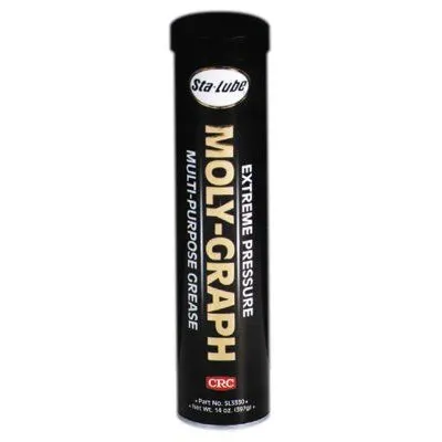 CRC SL3330 Extreme Pressure Moly-GraphMulti-Purpose Grease, 14 oz Cartridge (10 Cartridges)