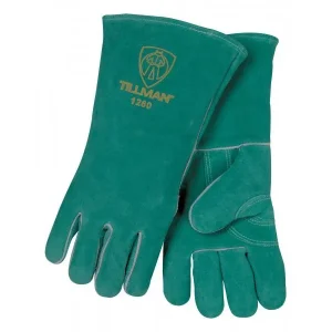 Tillman 1260 Premium Green Side Split Cowhide Stick Welding Gloves (1 Pair)