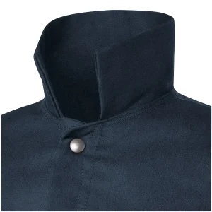 Steiner Weldlite Plus™ Hybrid 9 oz FR Cotton With Leather Sleeves Jacket 1260 – 30″ (Blue/Rust)