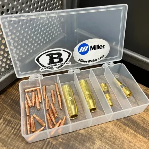 MIG Consumable Kit for Miller MDX-100 Gun, .030 / .035 Wire