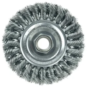 Weiler Twist Knot Wire Wheel – 4″ Steel 13106