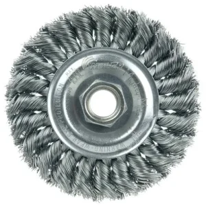 Weiler Twist Knot Wire Wheel – 4″ Steel 13120