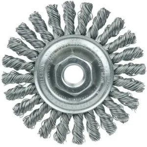 Weiler Cable Twist Knot Wire Wheel – 4″ Steel 13266