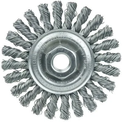 Weiler Cable Twist Knot Wire Wheel – 4″ Steel 13266