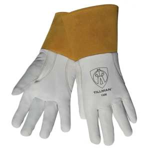 Tillman 1338 4″ Cuff Top Grain Goatskin TIG Welding Gloves (1 Pair)