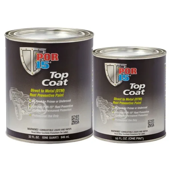 POR-15 Top Coat Gloss Black 13713