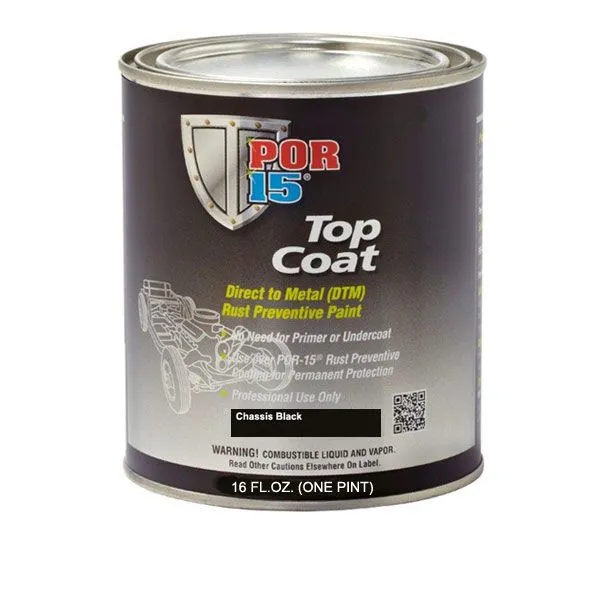 POR-15 Top Coat Chassis Black