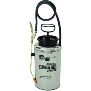 Chapin 1739 Stainless Steel Sprayer, 2 gal, 12 in Extension, 42 in Hose (1 EA)