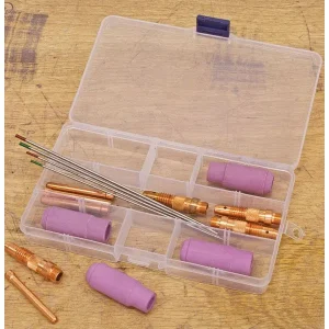 TIG Accessories and Consumables Kit for WP-17 TIG Welding Torches