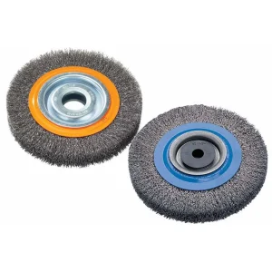 Walter 13B060 6″ x 7/8″ Bench Wheel Brush with Crimped Wires