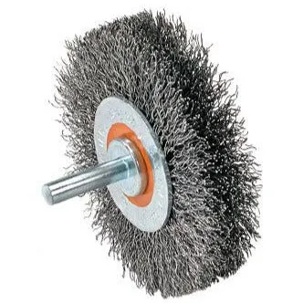 Walter 13C110 1-3/8″ x .008″ Mounted Wheel Brush with Crimped Wire