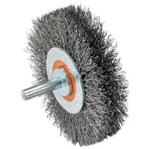 Walter 13C120 2″ x .0118″ Mounted Wheel Brush with Crimped Wire