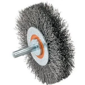 Walter 13C125 3″ x .0118″ Mounted Wheel Brush with Crimped Wire