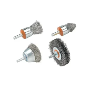 Walter 13C280 3″ x 1/4″ Stainless Spherical Mounted Crimp Brush