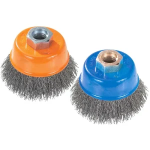 Walter 13D302 3″ x M14x2.0 Wire Cup Brush with Crimped Wires