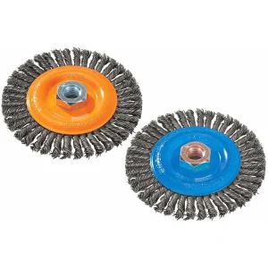 Walter 13K654 6 7/8″ x 1/4″ x 5/8″-11″ Knot-Twisted Wire Stringer Bead Brush