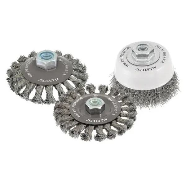 Walter 13W661 6″ x 5/8-11″ ALLSTEEL™ Stringer Bead Steel Wire Wheel Brush