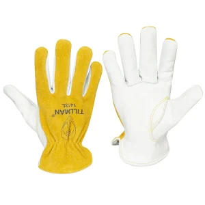 Tillman 1413 Top Grain palm with split Cowhide Back Drivers Glove, X-LARGE, 12/PACK