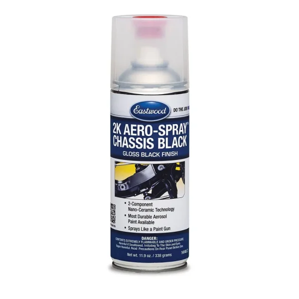 Eastwood 2K AeroSpray™ Chassis Black Gloss Spray Paint