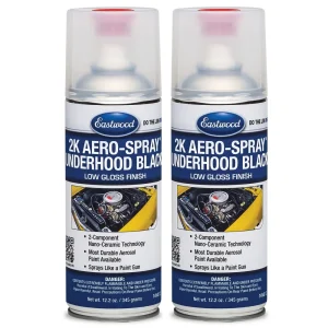 Eastwood 2K AeroSpray™ Underhood Black Spray Paint