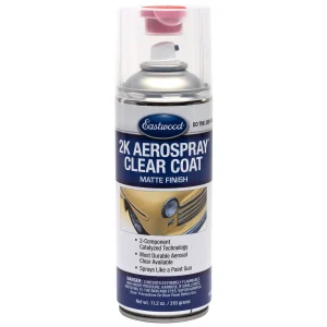 Eastwood’s 2K AeroSpray High-Gloss Satin and Matte Clear