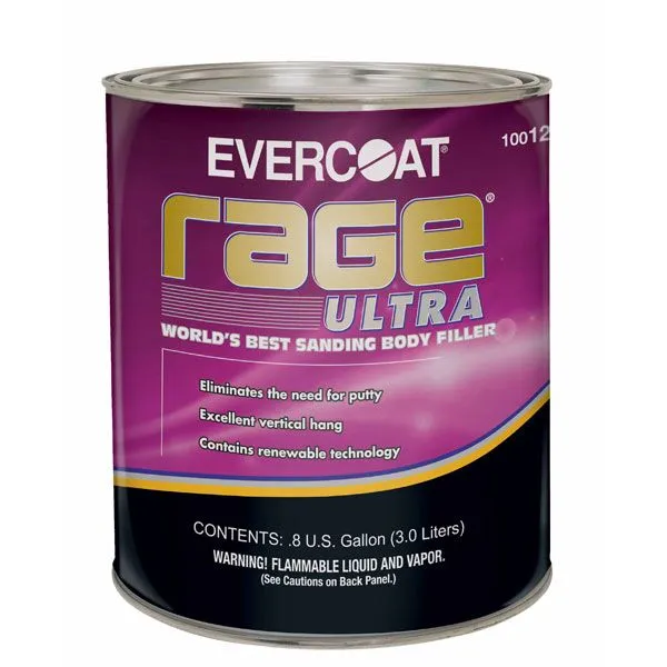 Rage Ultra Body Filler .8 Gallon