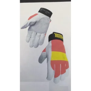 Tillman Hi-Vis Orange Back 3M Reflective Strip TrueFit Glove #1471