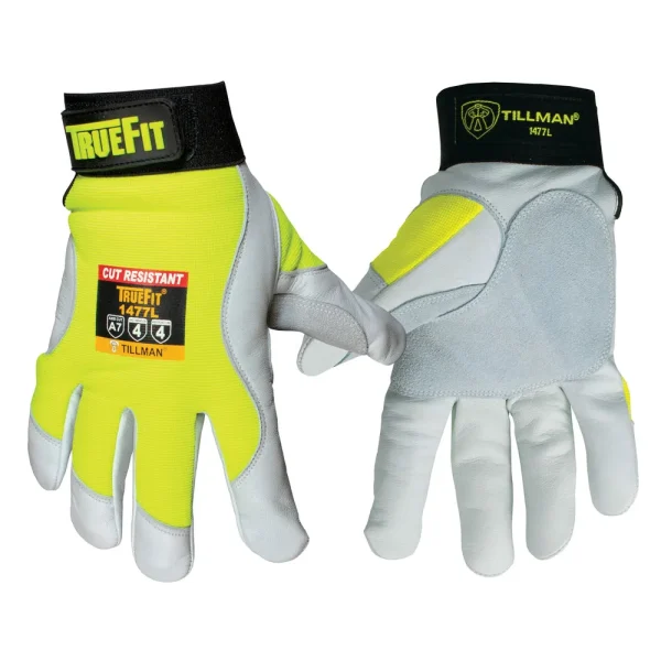 Tillman 1477 High-Vis A7 Cut Resistant TrueFit® Glove (1 Pair)
