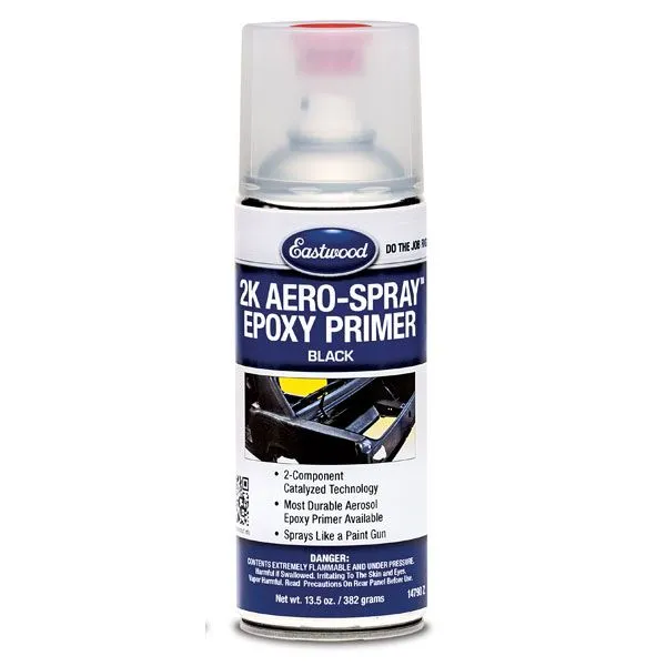 Eastwood 2K AeroSpray™ Spray Paint Epoxy Primer Black