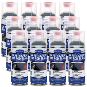 Eastwood 2K AeroSpray™ Rat Rod Satin Black – Aerosol – 12.2oz