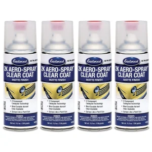 Eastwood 2K AeroSpray™ Spray Paint Matte Clear Coat Aerosol Spray Paint