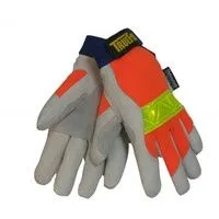 Tillman 1486 Top Grain Pigskin Hi-Vis Reflective Back Thinsulate TrueFit Gloves (1 Pair)