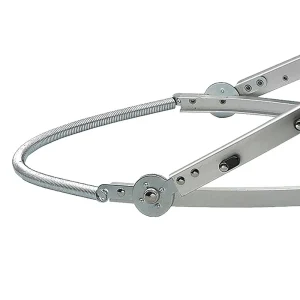 Jackson Safety 14948 Face Shield Cap Adapters – Non-Slotted – Curved Aluminum Channel