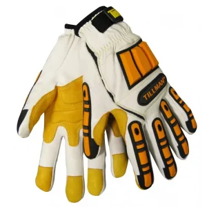 Tillman 1499 Top Grain Goatskin Leather and Kevlar TPR Impact Protection TrueFit Gloves (1 Pair)