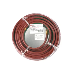 WELDCOTE 14RX50 Twin Hose Grade R 1/4 X 50′ Bb Fittings