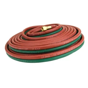 WELDCOTE 14TX50 Twin Hose Grade T 1/4 X 50′ Bb Fittings