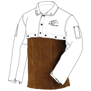 Revco 14WB 14″ Split Cowhide Leather Welding Bib (1 Bib)