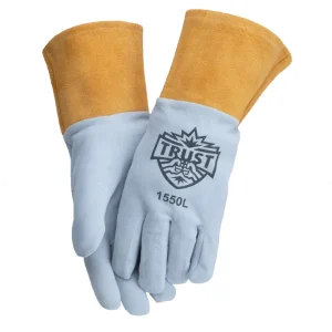 TRUST 1550M TIG WELDING GLOVES MEDIUM DEERSPLIT, 4″ CUFF, 6/PACK