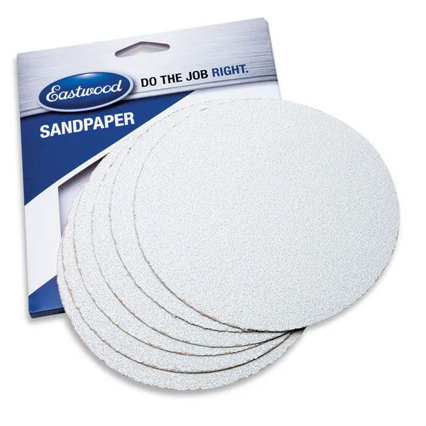 Eastwood 6IN Film Backed Sandpaper H&L 320 Grit 5PK