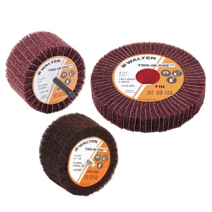 Walter 15E162 3″ x 1-3/4″ Medium Two-In-One Flap Wheel